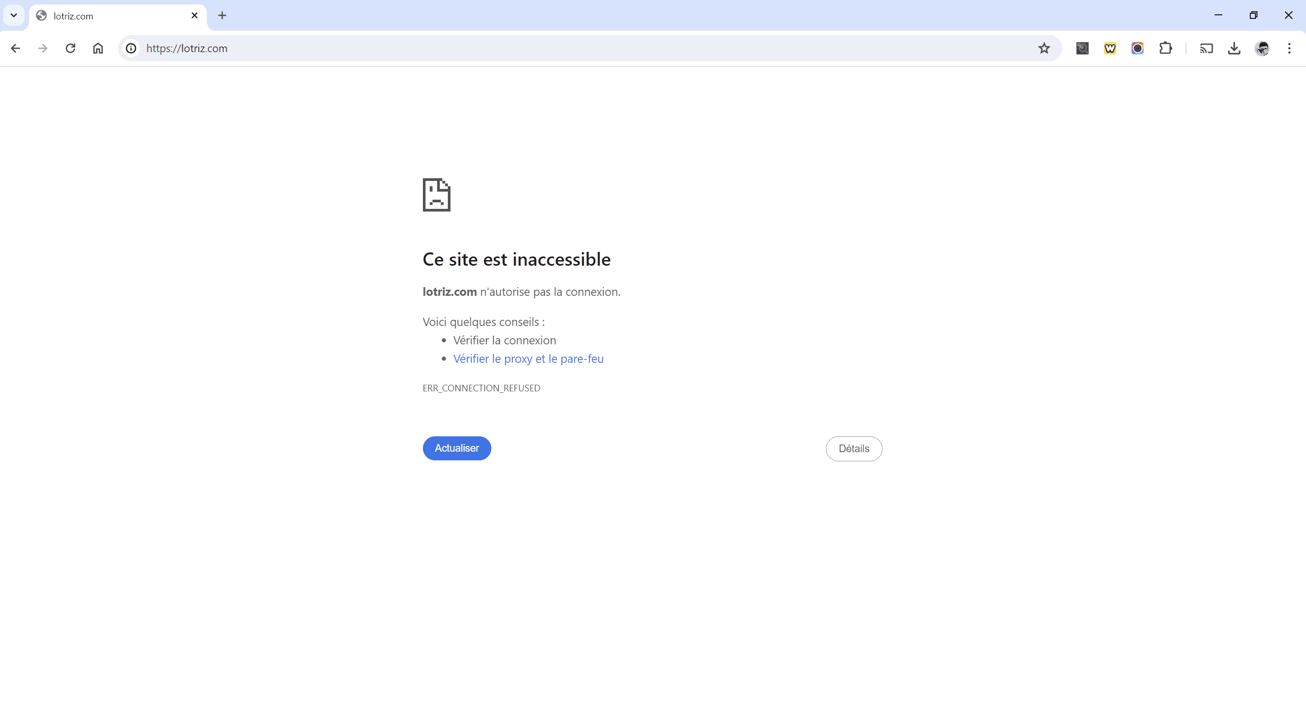 Lotriz ne fonctionne plus, quelle est la nouvelle adresse ?